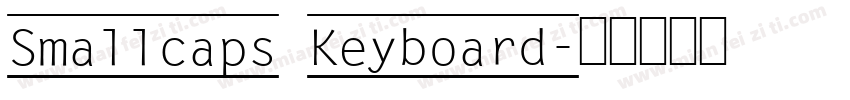 Smallcaps Keyboard字体转换